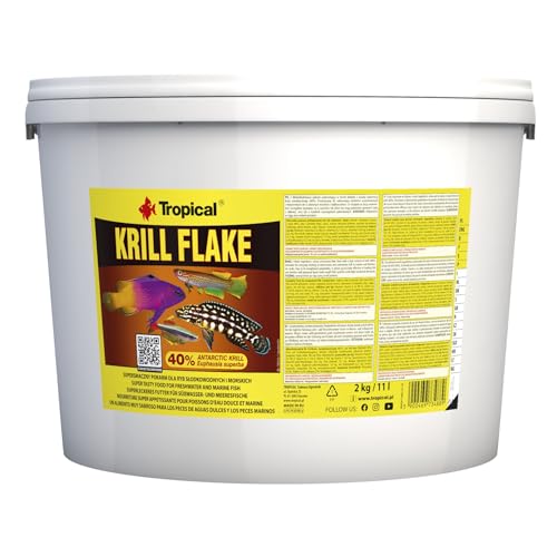 Tropical Krill Flake - Farbverstärkendes Flockenfutter mit Krill 1er Pack 1 x 11 l