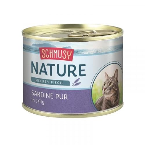 Schmusy Nature Meeres-Fisch Sardine pur 185g Dose