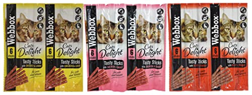 Webbox Katzen Delights Tasty Stick Leckerli - Sortimentpackung