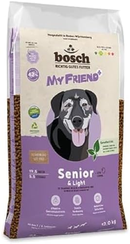 Bosch My Friend Dog Senior Light Hundetrockenfutter für ältere und übergewichtige Hunde 1 x 12kg