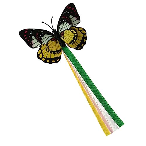 Schmetterling Katze Spielzeug Ersatz Flutter Schmetterling Chaser Cat Toy Stick Teaser Wand Ersatz - Ersatz Flutter Schmetterling Chaser Realistische und lustige Zubehör