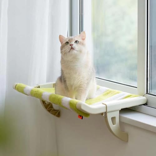 Katzen Fensterliege Katzenbett Fenster Fensterplätze Für Katzen Katzen Hängematte Fenster Fensterbank Katzenliege Verstellbare Katzenbett Schwebend Für Fenster Nachttisch