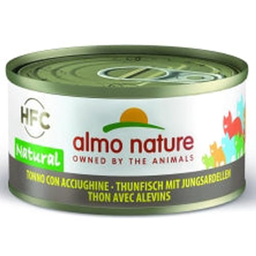 Almo Nature Thunfisch Jungsardinen 70g Katzenfutter 24er Pack