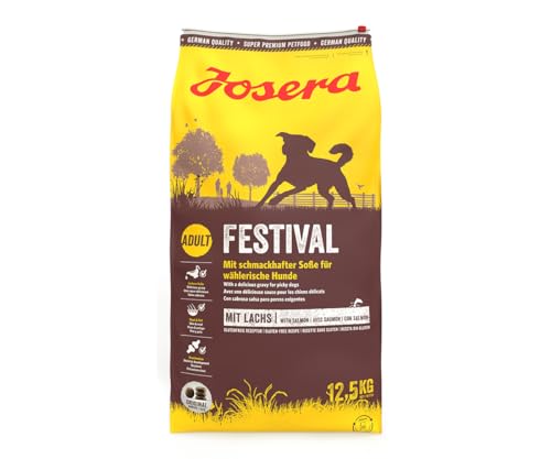JOSERA Festival 1x 12 5kg Hundefutter mit leckerem Soßenmantel Super Premium Trockenfutter für ausgewachsene 1er Pack