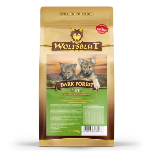 Wolfsblut Dark Forest Puppy Hundefutter mit Jagdfleisch und Süßkartoffeln für Welpen und Junghunde