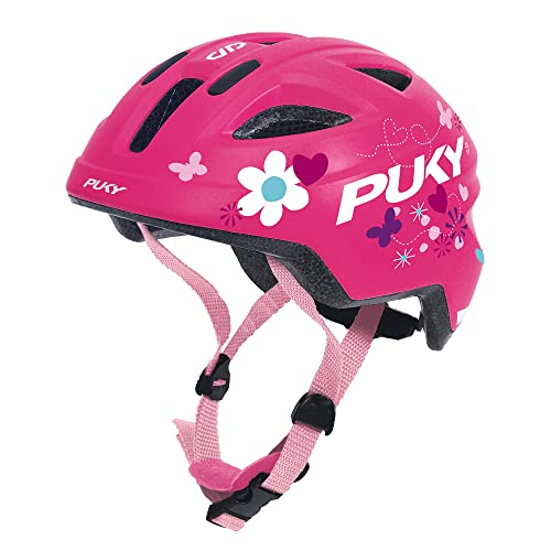  PH 8 Pro S Fahrradhelm für Kinder Größe S   45 51 cm mit integriertem Insektenschutz Farbe Pink mit Flower Design