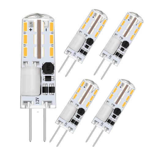 kuyamilay lamp Mini Bulb 1.5W Low Power Capsule Light Bulbs Equivalent to 15W Halogen Bulb Non dimmable Warmweiß 4