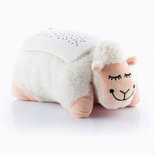 Eurowebb Plüsch Schaf mit Sternenprojektor LED Licht Tier Baby Kinder