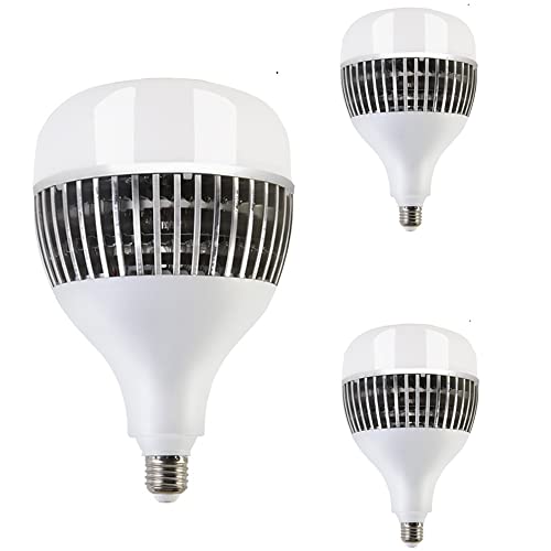KaivAL E40 LED-Birne 220V LED-Glühlampen Hohe Leistungsbeleuchtung für Home Industrial Garage Lampe 3 stücke 80W
