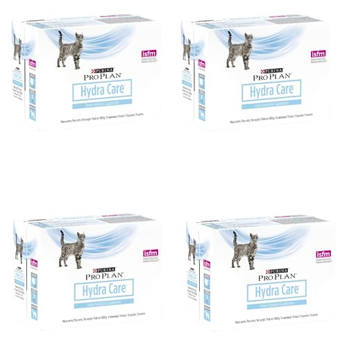 PURINA PRO PLAN Hydra Care Katze 4er Pack 4 x 10 x 85 g Ergänzungsfuttermittel für Adulte Katzen Kann dabei helfen die Wasseraufnahme zu erhöhen Im Frischebeutel