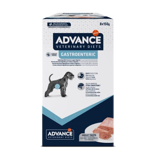 8x150 gr Advance Veterinary Diet Dog gastroenteric Pouch hondenvoer