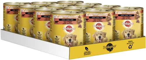 Pedigree Dose Rind und Markknochen in Sauce 12 x 800g Hundefutter Nassfutter Dosenfutter