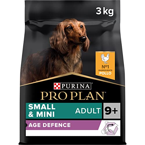 Purina Pro Plan Small Age 9 Hundefutter für kleine Mini Ältere Senior mit Huhn 4 x 3 kg Beutel
