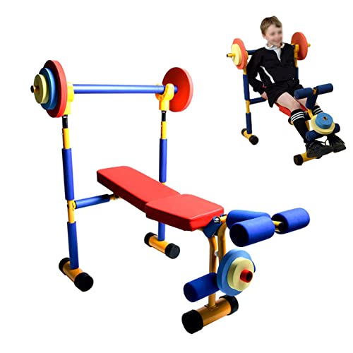 LDIW Spaß  Fitnessgeräte Für Kinder Langhantel Kinder Spaß Übungsspiele maximales Gewicht 150 lbs für zu Hause gesundes Training Aktive