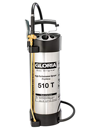 GLORIA Hochleistungssprühgerät 510 T Profiline 10 L Füllinhalt Profi aus rostfreiem Zeigermanometer 6 bar Ölfest