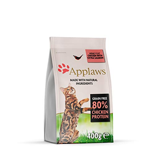 Applaws Complete Trockenfutter Getreidefrei mit Huhn und Lachs 1 x 400g Beutel