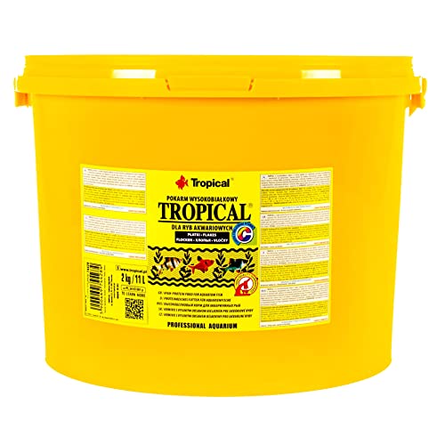 Tropical Hauptfutter Flockenfutter für alle Zierfische 1er Pack 1 x 11 l