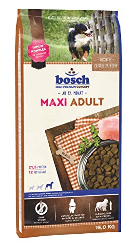 bosch HPC Maxi Adult Hundetrockenfutter für ausgewachsene Hunde großer Rassen ab 25 1x 15