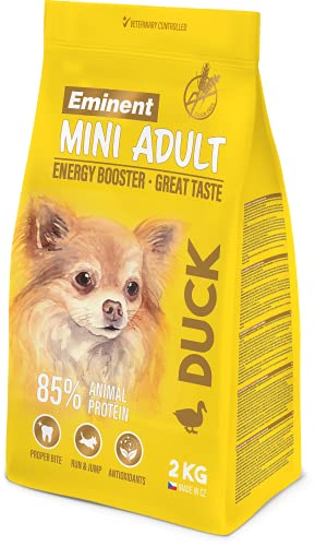 Eminent Mini Hundefutter mit Ente Trockenfutter für Hunde Toy- und Mini- Rassen Getreidefrei 1x 2kg