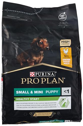 Pro Plan Small Mini Puppy Healthy Start Welpenfutter trocken reich an Huhn 1er Pack 1 x 3 kg