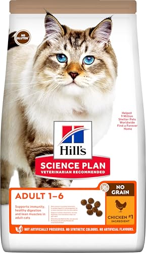 Hill s Science Plan Katze für Erwachsene ohne Körnung Huhn