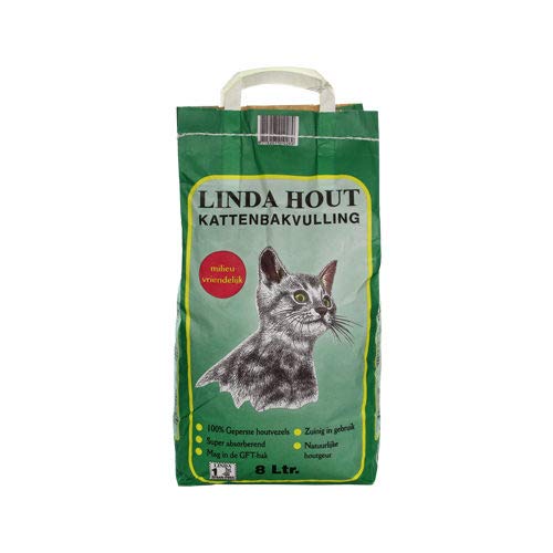 Linda Katzenstreu aus Holz - 8 l