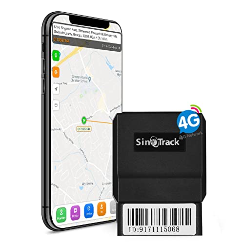 SinoTrack GPS Tracker für Fahrzeuge ST-902L 4G Echtzeit Fahrzeug OBD GPS Auto Tracking Gerät Locator OBD II GPS Tracker für Auto LKW Taxi mit Tracking System Keine monatliche Gebühr