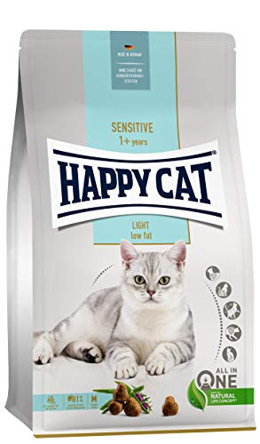 Happy Cat 70603   Sensitive Adult Light   Trockenfutter mit Geflügel für übergewichtige und Kater   1 3 Inhalt
