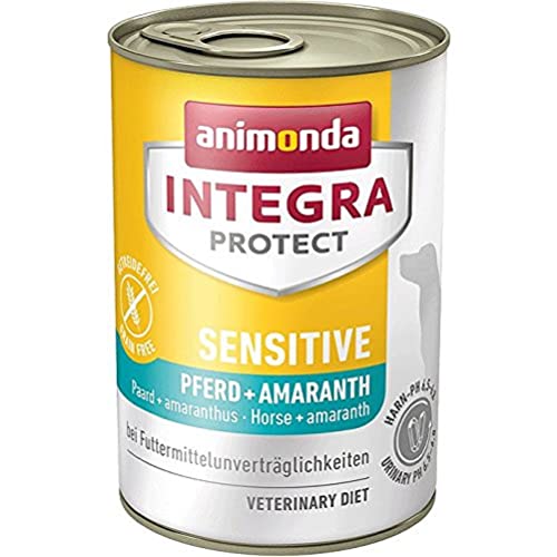 animonda Integra Protect Sensitive Hund Diät Hundefutter bei Futtermittelallergie Pferd Amaranth 6x g