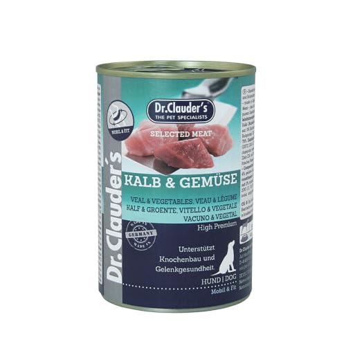 Dr.Clauders Selected Meat Kalb Gemüse 6X 400g