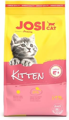 JosiCat Kitten 1 x 1 9 kg Premium Trockenfutter für wachsende Katzen Katzenfutter trocken Powered by JOSERA
