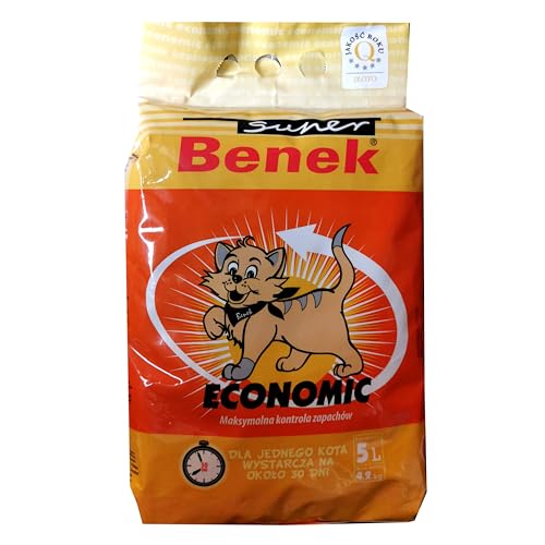 Katzenstreu 5 Liter Super Benek Economic Klumpend