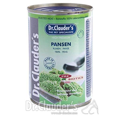 Dr. Clauder Dr. Clauders Hunde Nassfutter Dose Selected Meat Prebiotics mit Pansen 400 g