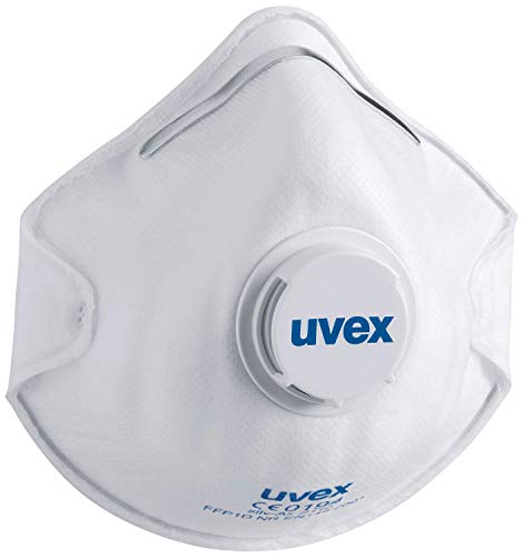 15x uvex 8732110 Einweg-Staubmaske - EN 149 FFP1 - Maske gegen Staub Partikel