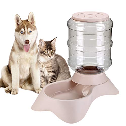 Rysmliuhan Shop Trockenfutter Abnehmbarer Haustierfutterbehälter Wasser Hundenapf Welpen Feeder pink Food Feeder