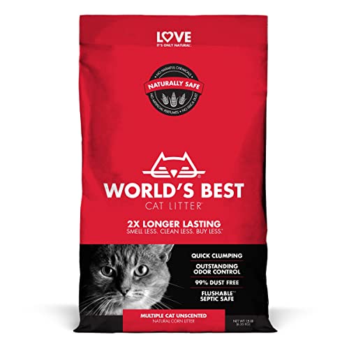 World s Best Cat Litter Katzenstreu ohne Duft 6 8 kg