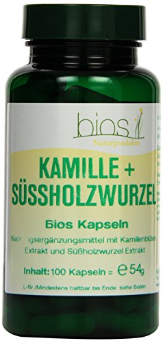 Bios Kamille und Süssholzwurzel 100 Kapseln 1er Pack 1 x 54 g