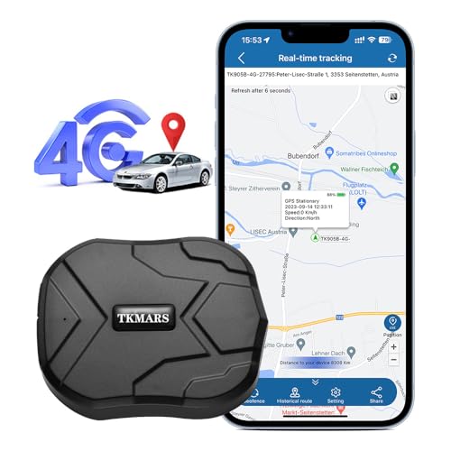 GPS Tracker 4G Starker Magnetischer IP58 Wasserdichter 5000mah Akku Mit Kostenloser APP PC-Plattform Ohne ABO Anti-Verlorener Echtzeit Tracking Locator Für Auto Motorrad Fahrrad LKW Boot