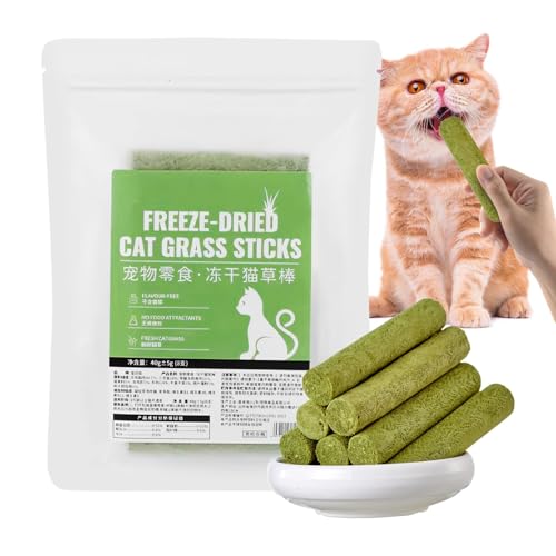 Leckereien für Katzen Snacks für Katzen 8 Leckerli-Sticks für Katzen gefriergetrocknete Beißstäbchen für Katzen aromatisierte Leckereien um die Katze energisch zu halten