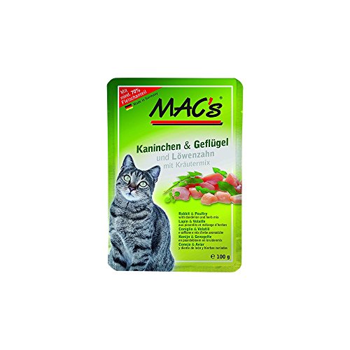 Mac s Cat Pouch Kaninchen Geflügel