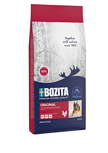 BOZITA Original Hundefutter     nachhaltig produziertes Trockenfutter für erwachsene Hunde   Alleinfuttermittel