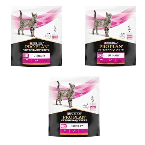 Purina Pro Plan Veterinary Diets UR Urinary 3er Pack 3 x 350 g Diät-Alleinfuttermittel für Kitten und Katzen Zur Auflösung und zur Verringerung von Struvitsteinen