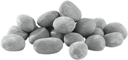  Dekokamin Steine für Öfen grau Kamin Dekoration