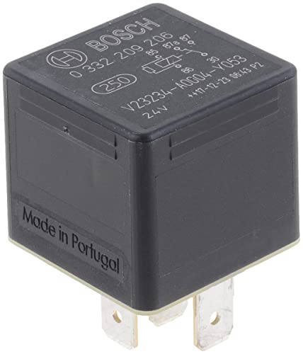 Bosch 0332209206 Mini-Relais 24V 20A IP5K4 Betriebstemperatur von -40 bis 85 Wechselrelais 5 Pin Relais