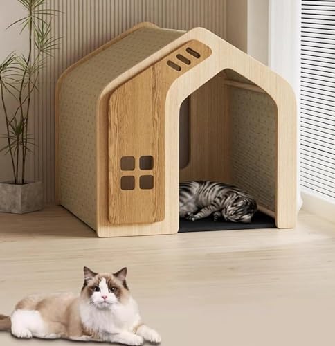 Katzenhaus Katzenhöhle Geschlossene Katzentoilette Mit Eingang Handtuchhalterung Katzenklo Schrank Für Katzen Hunde Haustier