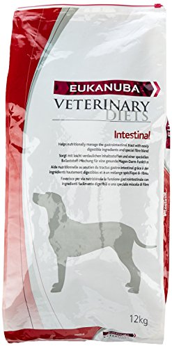 Eukanuba Veterinary Diet Dog Dry Intestinal Disorders Adult All Breeds Chicken Bag 1er Pack 1 x 12 kg