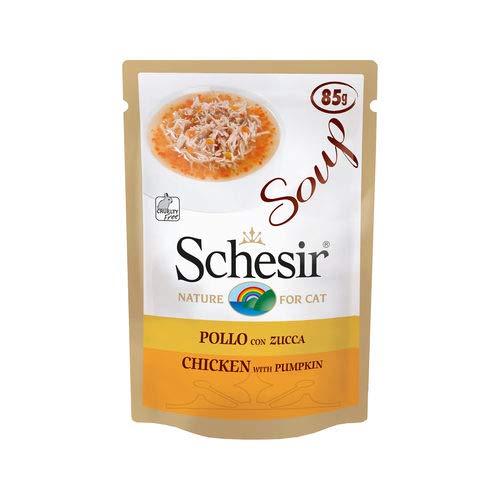 Schesir Katzensuppe - Huhn Kürbis - 20 x 85 g
