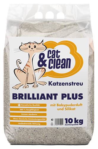 Cat Clean CCBP10 brilliant plus mit Babypuderduft und Silikat