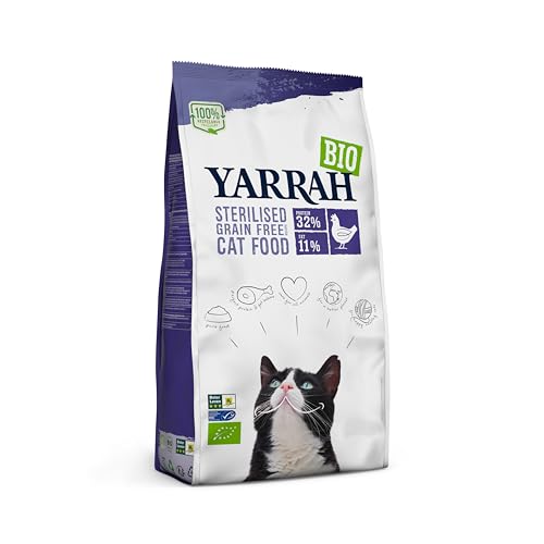 YARRAH Sterilised Grain Free Cat Food Trockenfutter 6kg 1