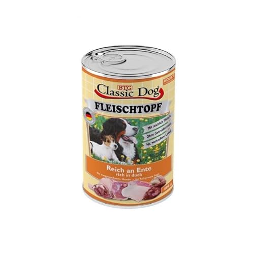 Classic Dog Fleischtopf Ente 6X 400g Dose